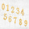 Golden Number Party Candles - PLEASE SELECT NUMBER