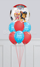 Paw Patrol Orbz Birthday Sparkle  Balloon Bouquet
