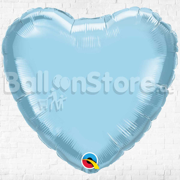 Heart Light Blue Plain Foil