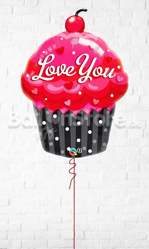 Love You Cupcake SuperShape Foil Balloons