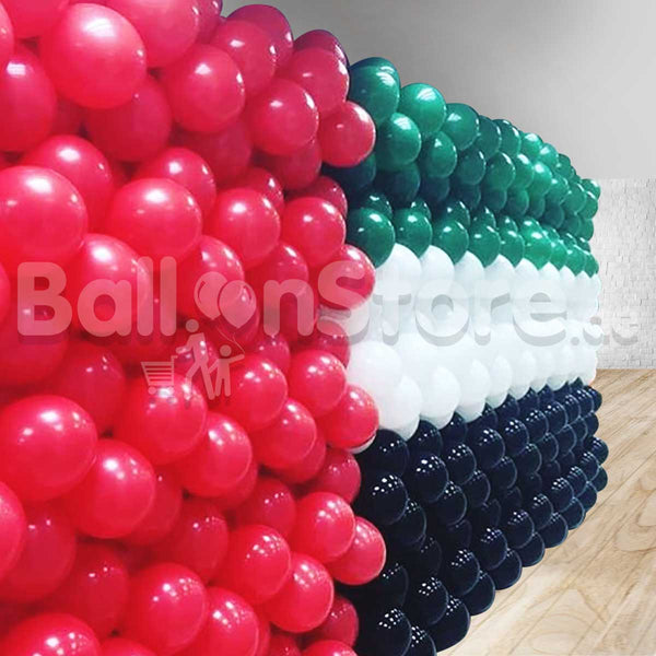 UAE National Day Balloon Flag WALL BALLOON MURAL 2M X 5M - 3DAYS NOTICE - Not Possible for Delivery