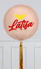 Wonder Woman 2 Custom Text ORBZ Balloons - 15inches Round Foil