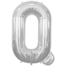 Jumbo Letter Q - Metallic Silver