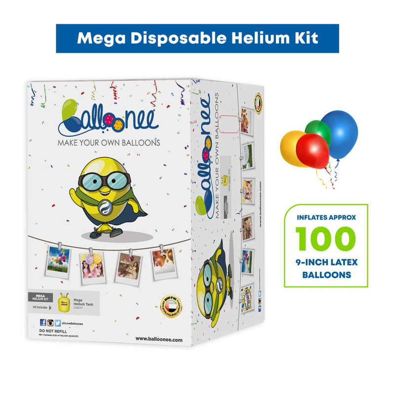 MEGA Helium Gas Kit Helium Gas Kit0.65mᶟ /22.95ftᶟ