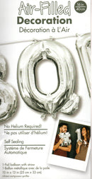 16inch Letter Q Silver -  NON FLYING Air-Filled Only